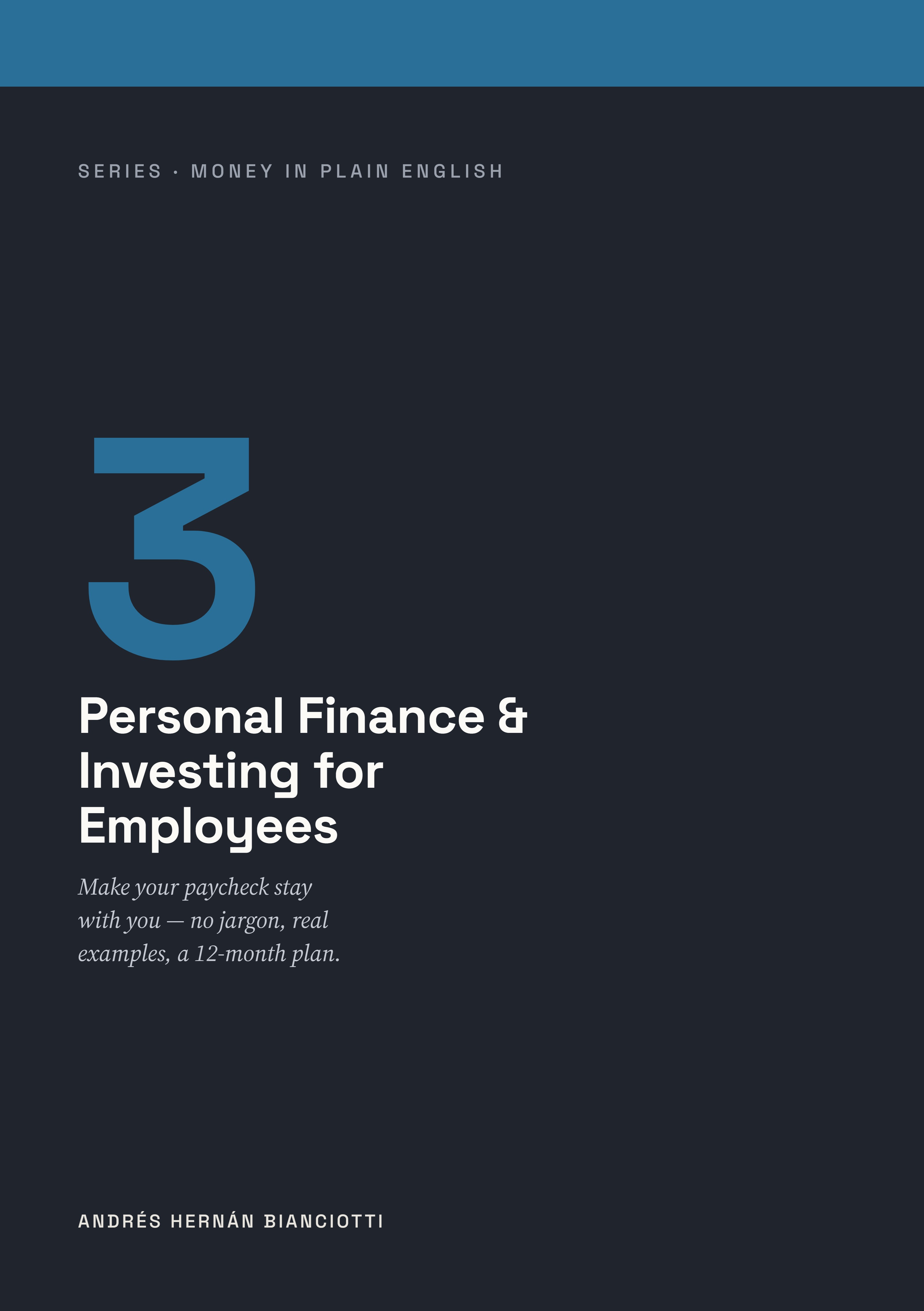 Personal Finance and Investing for Employees book cover